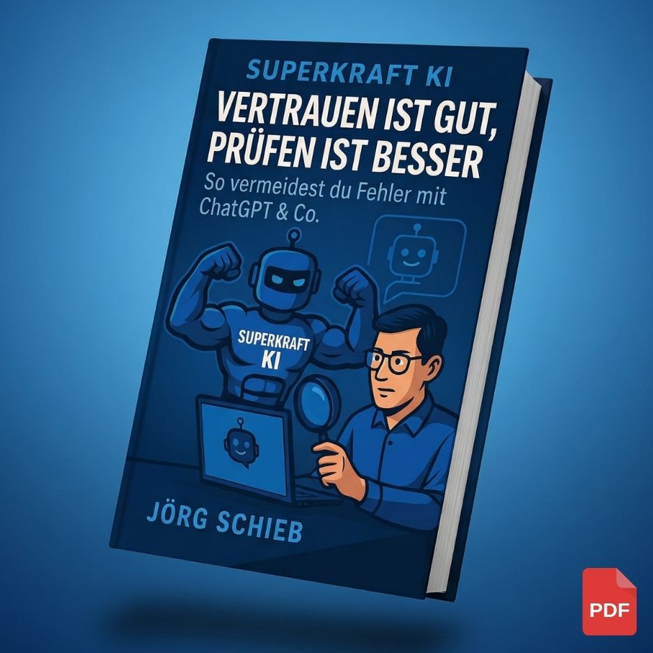 Vertrauen ist gut, prüfen ist besser: So vermeidest Du Fehler mit ChatGPT & Co. [eBook/PDF]