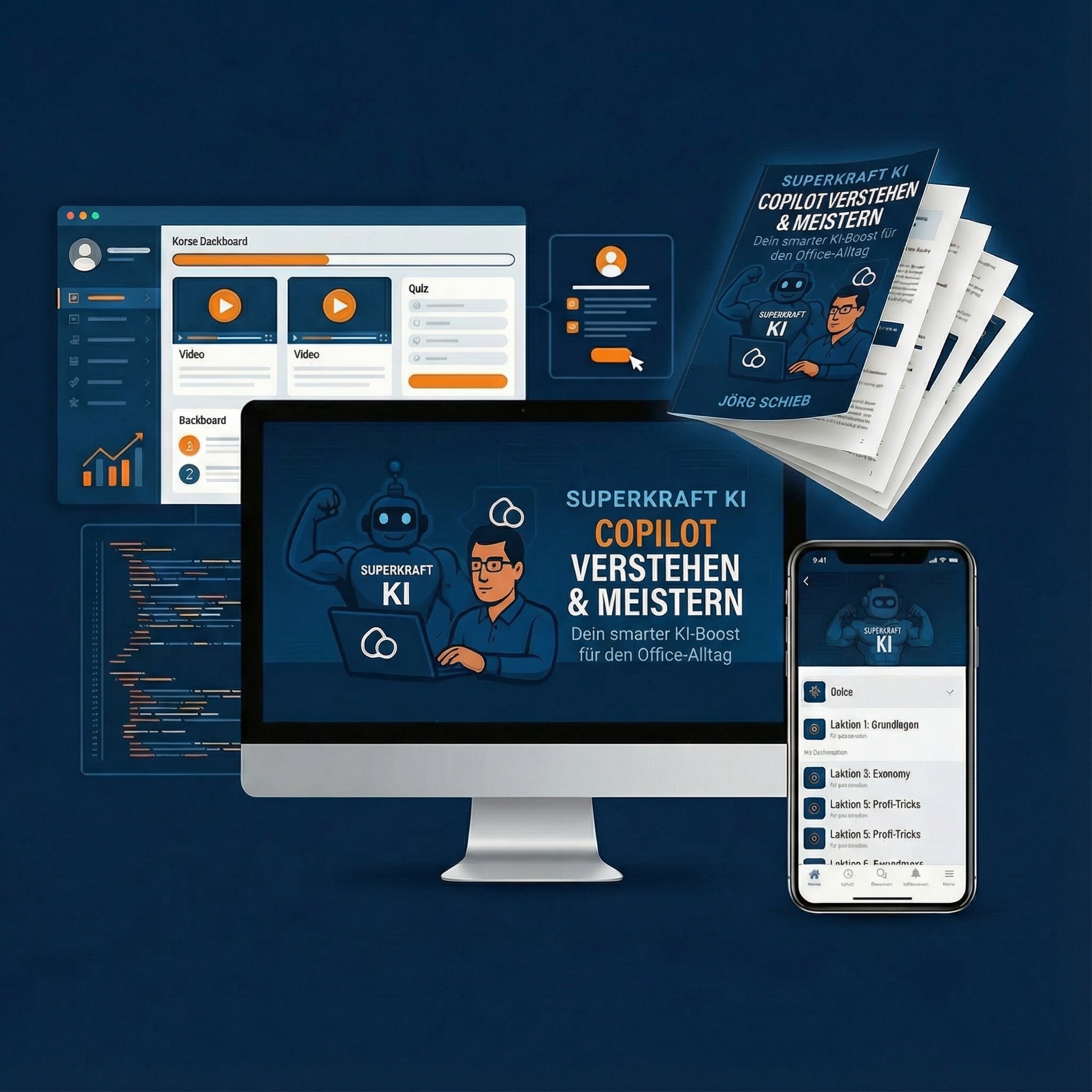 🧠 Copilot Masterclass: 2-3 Stunden täglich sparen [Online-Kurs/eBooks]